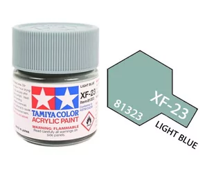Tamiya Acrylic 81323 Xf-23 Light Blue 23Ml [Matt] - Akcesoria i części modelarskie - miniaturka - grafika 1