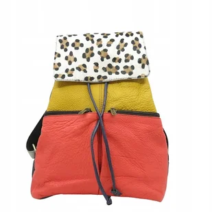 Plecak damski skórzany pojemny kieszenie regulowane szelki kolorowy OLIVKA - Torebki damskie Plecak damski skórzany pojemny kieszenie regulowane szelki kolorowy OLIVKA - Torebki damskie - miniaturka - grafika 1