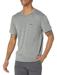 Koszule męskie - Jack Wolfskin Męska koszula z możliwością czesania S/S M, Gecko Green, XL - grafika 1