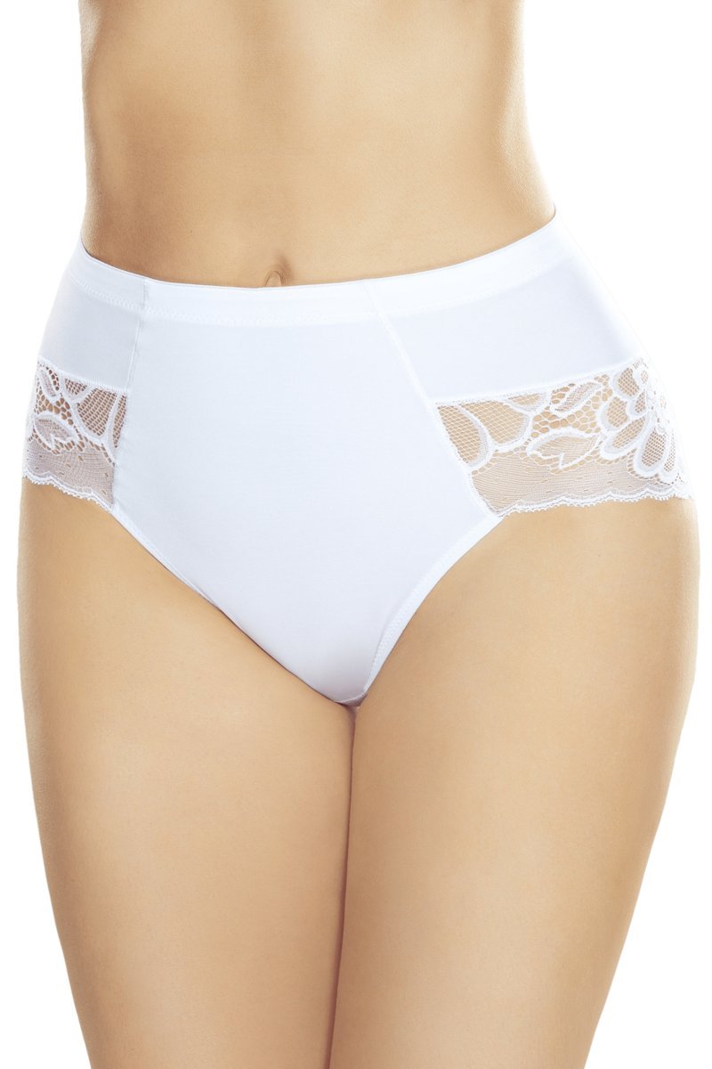 Eldar Vita majtki korygujące koronkowe Białe 2XL