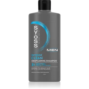 Syoss Men clean & cool shampoo szampon do włosów normalnych i przetłuszczających się 440ml - Szampony do włosów - miniaturka - grafika 1