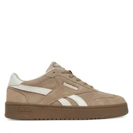 Sneakersy damskie - Sneakersy Reebok FORTE LOUNGER DOUBLE UP AR30255WTCC Brązowy - miniaturka - grafika 1