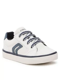 Geox Sneakersy J Gisli Boy J155CD010FEC1260 M Biały - Buty dla chłopców - miniaturka - grafika 1