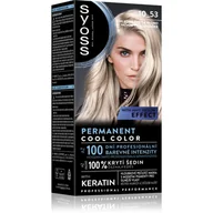 Farby do włosów i szampony koloryzujące - Syoss Permanent Cool Color farba do włosów 10_53 Chłodny Jasny Blond - miniaturka - grafika 1