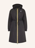 Płaszcze damskie - K-Way Płaszcz Przeciwdeszczowy Le Vrai Delia schwarz - miniaturka - grafika 1