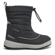 Buty dla chłopców - Śniegowce Viking Toasty Pull On Warm Gtx GORE-TEX 3-93010-2 Czarny - miniaturka - grafika 1
