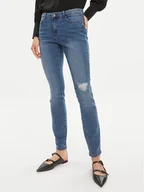 Spodnie damskie - Vero Moda Jeansy June 10301199 Niebieski Skinny Fit - miniaturka - grafika 1