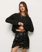 Swetry damskie - Pepe Jeans Sweter z Długim Rękawem z Lnem XL P9f - miniaturka - grafika 1