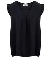 Bluzki damskie - Bluzka koszulka dekolt V krótki rękaw-5XL/6XL - miniaturka - grafika 1