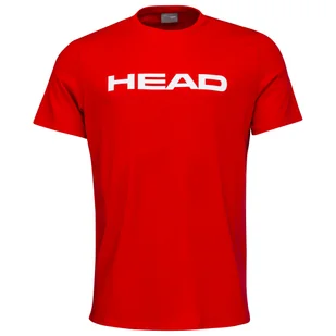 Koszulka męska Head  Club Basic T-Shirt Men Red XL - Koszulki sportowe męskie - miniaturka - grafika 1