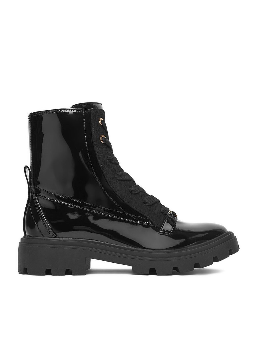 Nine West Trzewiki Unisex Czarny CEO-NIDA-01