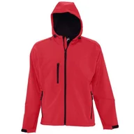 Kurtki i kamizelki sportowe męskie - Męska Kurtka Soft Shell Replay Z Kapturem - miniaturka - grafika 1