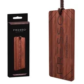 Zapachy samochodowe - [Zestaw] Fresso Gentleman Air Perfume  perfumy samochodowe 50ml + drewniana zawieszka zapachowa - miniaturka - grafika 1