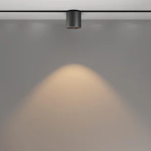 Metalowa lampa sufitowa Alfa TR132-2-7W3K-B Maytoni LED 7W 3000K do szyny magnetycznej czarny - Lampy sufitowe - miniaturka - grafika 1