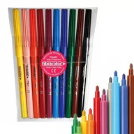 Przybory szkolne - Fibracolor Pisaki 12 kolorów COLORITO 10539SW012SC - miniaturka - grafika 1
