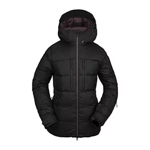Volcom Damska kurtka podnoszona, czarna, XS, czarny, XS - Kurtki narciarskie - miniaturka - grafika 1
