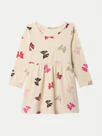 Sukienki i spódniczki dla dziewczynek - Gap Sukienka codzienna 646806 Beżowy Regular Fit - miniaturka - grafika 1