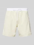 Kąpielówki męskie - Spodenki kąpielowe o kroju relaxed fit z nadrukiem z logo model ‘STARFISH’ - miniaturka - grafika 1