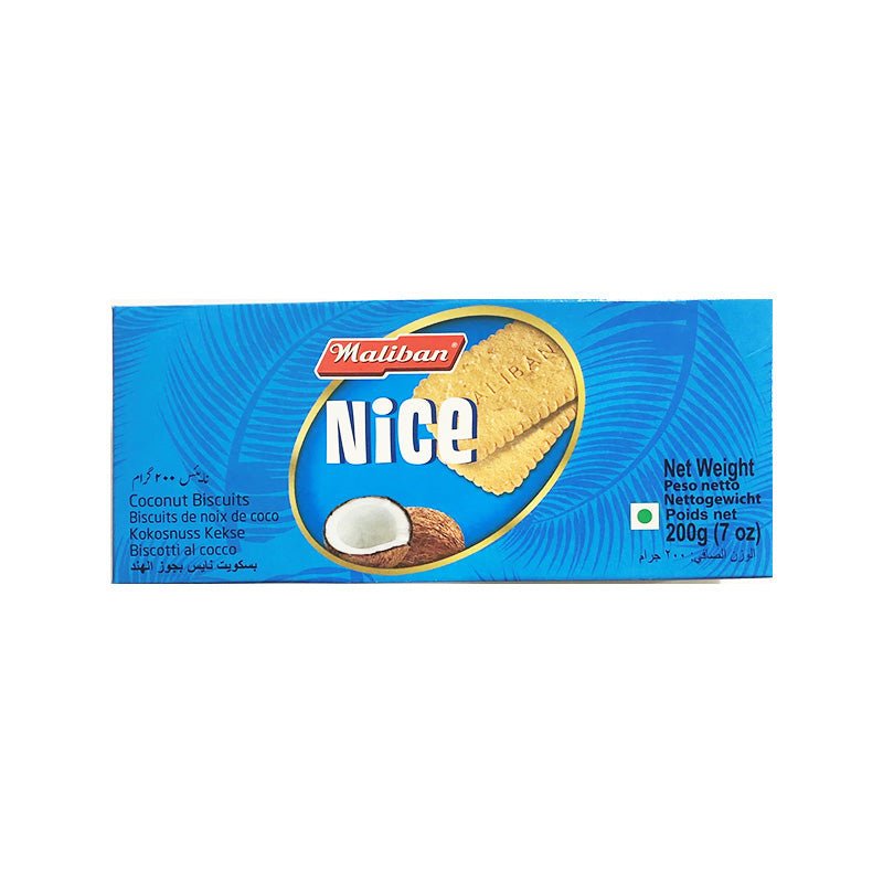 Ciasteczka kokosowe Maliban Nice 200 g – kruche herbatniki do kawy herbaty