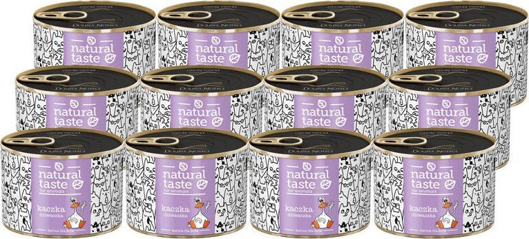Dolina Noteci Natural Taste z kaczką 12x185g
