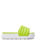 Klapki i japonki damskie - Puma Klapki Karmen Slide Puffy Wns 395399-04 Zielony - miniaturka - grafika 1