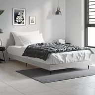 Łóżka - Rama łóżka, szary dąb sonoma, 90x200cm, materiał drewnopochodny Lumarko! - miniaturka - grafika 1