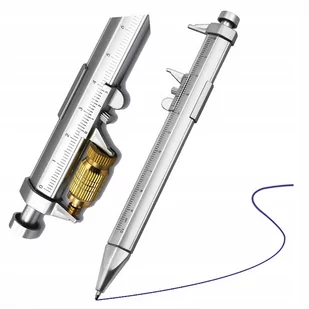 Długopis Z Suwmiarką 0-100Mm Wielofunkcyjny Rosfix - Suwmiarki i mikrometry - miniaturka - grafika 1