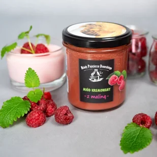 Miód z maliną 400g - Miód - miniaturka - grafika 1