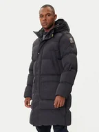 Płaszcze męskie - Parajumpers Płaszcz zimowy Long Bear 25WMPMPUHF04 Czarny Regular Fit - miniaturka - grafika 1