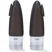 Kosmetyczki, organizery i kuferki - Zestaw pojemników podróżnych / kosmetyczka z 2 pojemnikami podróżnymi - miniaturka - grafika 1