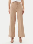 Spodnie damskie - Guess Jeansy W5GA1Y WH7B1 Brązowy Wide Leg - miniaturka - grafika 1