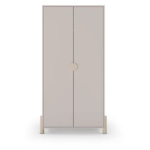 Kremowa szafa dziecięca z litego drewna sosnowego 93x180 cm Enola – Marckeric - Szafy i szafki dla dzieci - miniaturka - grafika 1