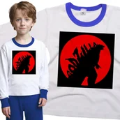 Piżamy dla dziewczynek - Piżama dziecięca Godzilla Potwór z Japonii 110/116 - VoloDonum - miniaturka - grafika 1