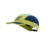 Czapki i chusty sportowe męskie - COMPRESSPORT Czapka biegowa 5 PANEL LIGHT CAP green sheen/blues - miniaturka - grafika 1