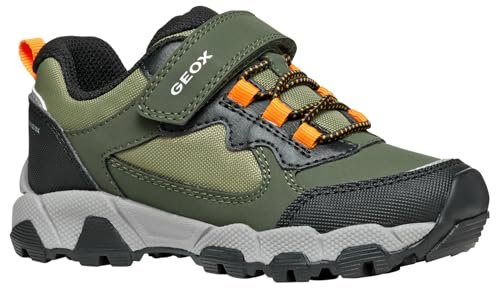 Geox J Magnetar Boy B Abx Sneakersy Chłopcy, Zielony, 39 EU