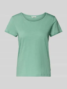 T-shirt o kroju regular fit z czystej bawełny - Koszulki i topy damskie - miniaturka - grafika 1