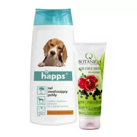 Szampony i odżywki dla psów - BOTANIQA FOR EVER BATH Açaí & Pomegranate Shampoo 250ml + HAPPS - żel zwalczający pchły 150ml - miniaturka - grafika 1