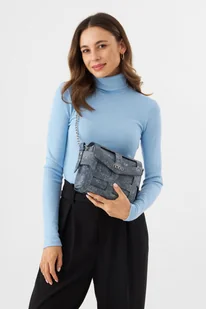 Listonoszka Nobo "Zbrojka 28" denim granatowa - Torebki damskie - miniaturka - grafika 1