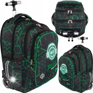 Plecaki szkolne i tornistry - PLECAK SZKOLNY NA KÓŁKACH DLA CHŁOPCA CZARNY PLAY - miniaturka - grafika 1