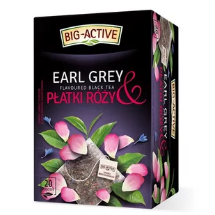 Herbapol LUBLIN" SPÓŁKA AKCYJNA Big Active Earl Grey z płatkami róży EX20 BA.EA.GR.PL.ROZ.EX20 - Herbata - miniaturka - grafika 1