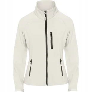 Kurtka Damska SOFTSHELL MEMBRANA Bez Kaptura ROLY SS6433 PEARL WHITE XL - Kurtki damskie - miniaturka - grafika 1
