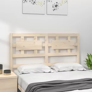 Lumarko Wezgłowie łóżka, 205,5x4x100 cm, lite drewno sosnowe - Inne meble do sypialni - miniaturka - grafika 4