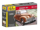 Kolekcjonerskie modele pojazdów - Heller Peugeot 203 80160 - miniaturka - grafika 1