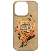 Etui i futerały do telefonów - Etui NIMMY Tygrys MagSafe do Apple iPhone 16 Pro Jasno-brązowy - miniaturka - grafika 1
