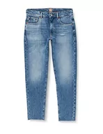 Spodnie damskie - BOSS Damskie spodnie jeansowe, medium blue, 30 - miniaturka - grafika 1