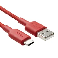 Kable USB - Kabel USB A na USB C Lillhult 150 cm czerwony - miniaturka - grafika 1