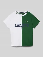 Koszulki dla chłopców - T-shirt z wyhaftowanym logo - miniaturka - grafika 1