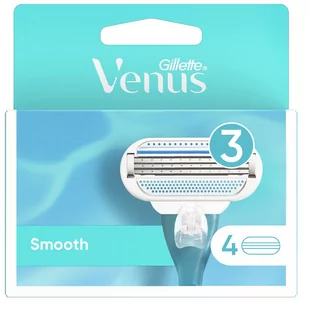 Gillette Venus Smooth wymienne ostrza do maszynki do golenia dla kobiet 4szt - Depilacja - miniaturka - grafika 1