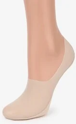 Stopki damskie beżowe z lekkiej siateczki i silikonowym paskiem Comfort Net High Marilyn - Skarpetki damskie - miniaturka - grafika 1