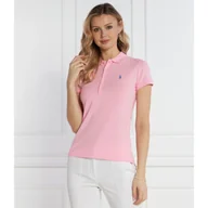 Koszulki i topy damskie - POLO RALPH LAUREN Polo Julie | Slim Fit | pique - miniaturka - grafika 1